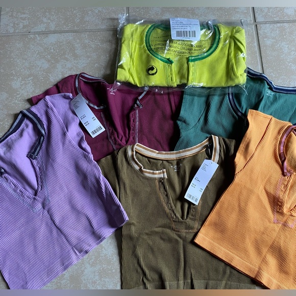 Urban outfitters NWT out from under go for gold lavender crop top - Picture 7 of 7